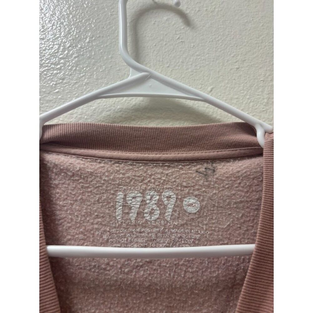 Taylor Swift 1989 Pink Sweatshirt Crewneck size 2XL XXL Taylor's version merch - Picture 4 of 5